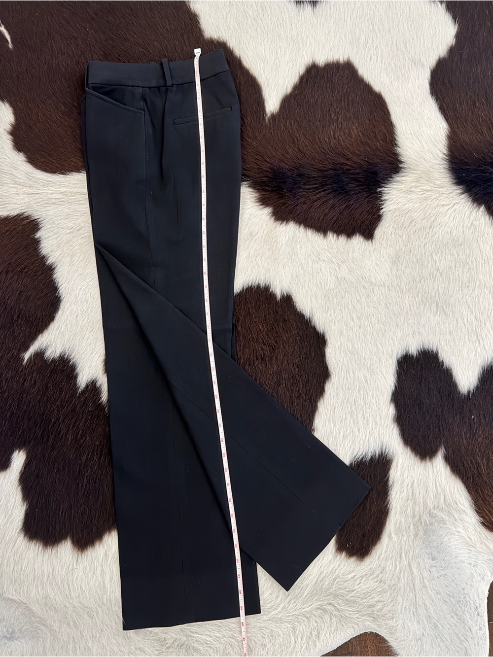 Elie Tahari Black Wide-Leg Tailored Pants